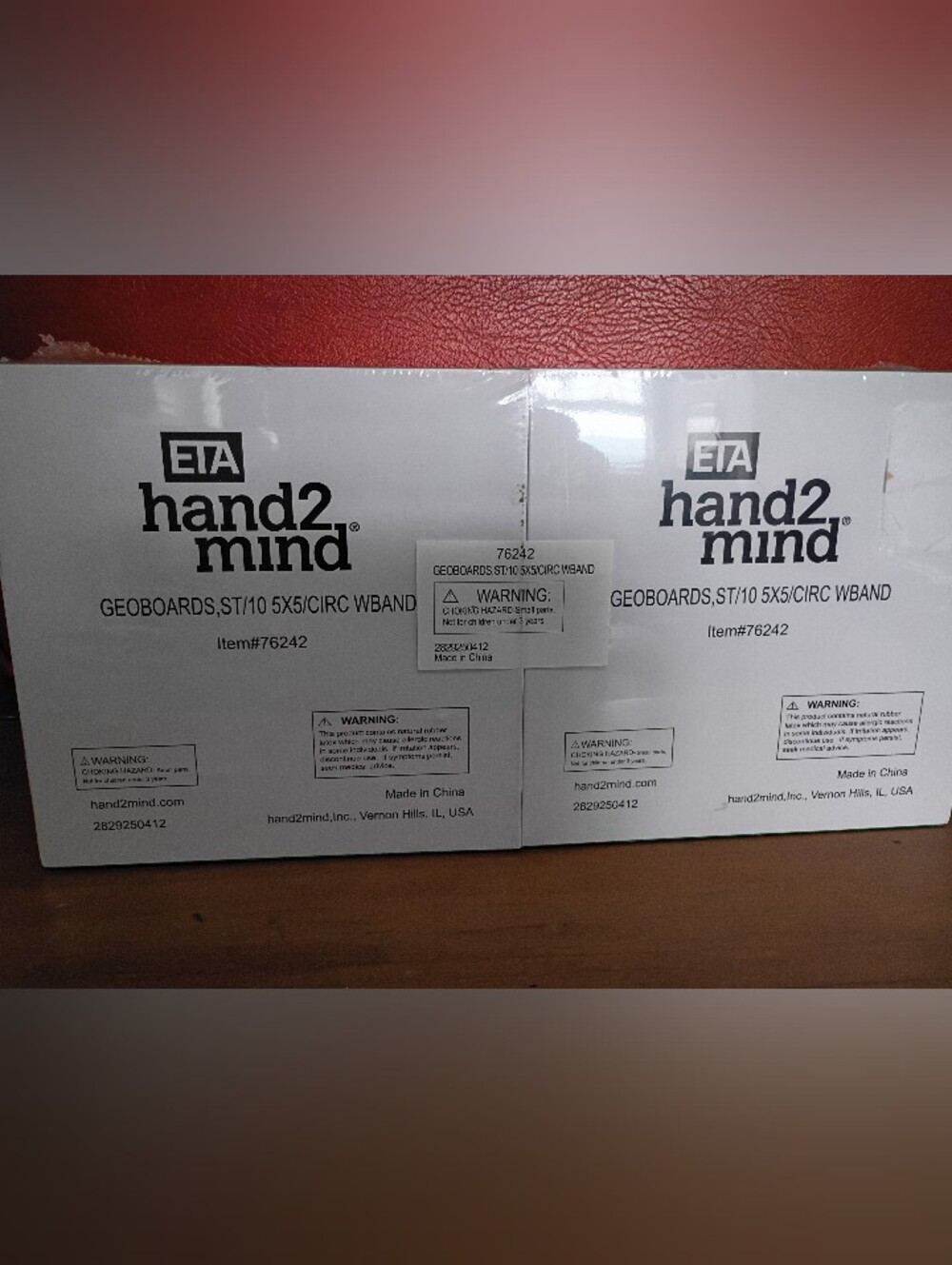 Hand2Mind 5x5 GeoBoards - Set Of 10